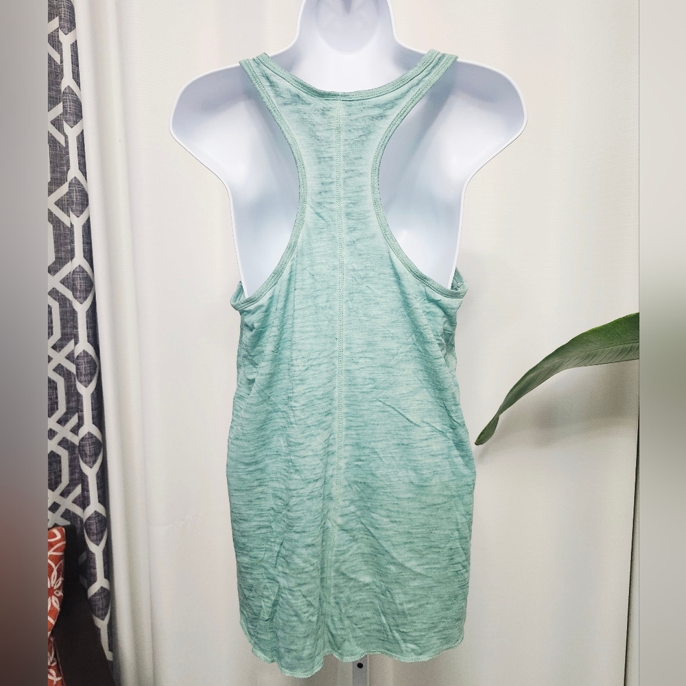 Mossimo Supply Co. Light Green / Teal Activewear Tank Top - Picture 2 of 4